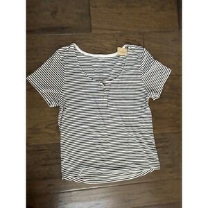 NWT American Eagle Outfitters Soft & Sexy Striped Shirt Size XL Y2K